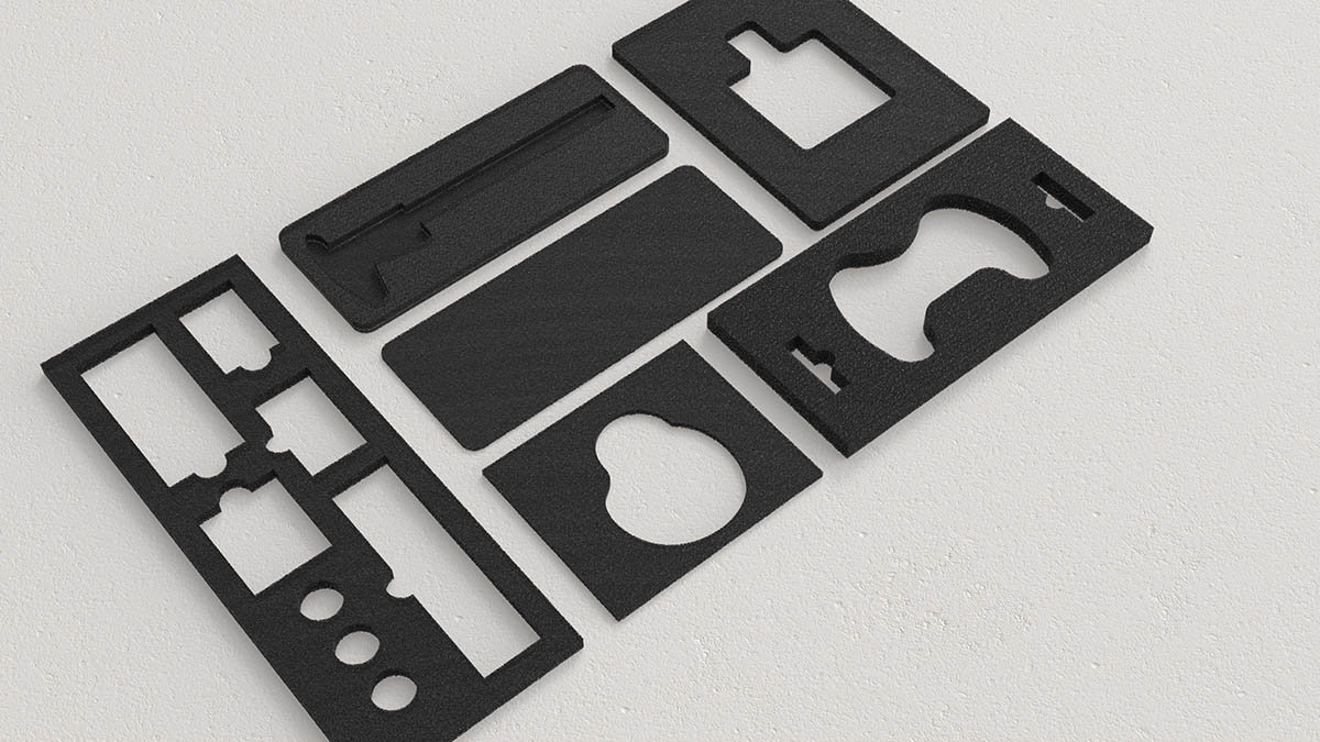 EPDM Foam (Ethylene Propylene Diene Monomer Sponge Rubber) cutting